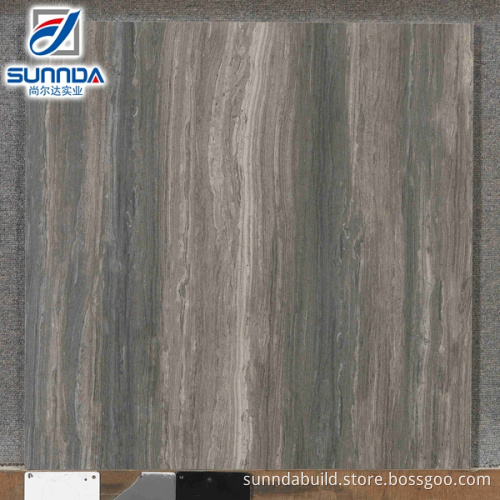 2016 600x600mm glazed rustic anti-slip beautiful floor decorative tile look fossil woods